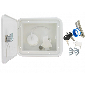 Valterra Fresh Water Lockable Gravity Hatch - Plastic White - A01-2004VP