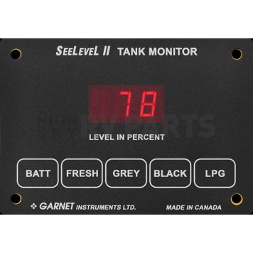 SeeLevel Tank Monitor Wall Mount System Panel - 709-RVC