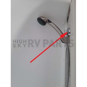 Wall Plate With Pin for Shower Head - 601358-101-1