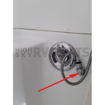 Shower Supply Elbow Chrome 601358-104-2