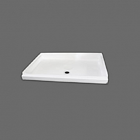 Specialty Recreation Shower Pan Rectangular 24 Inch x 38 Inch White - SP2438WC