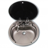 Airstream Round Kitchen Sink Assembly with Faucet - 602197