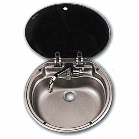 Airstream Round Kitchen Sink Assembly with Faucet - 602197