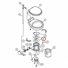 Dometic Toilet Seal 385310048