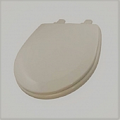 Dometic Toilet Seat Elongated Closed Front Bone with Cover 385343831