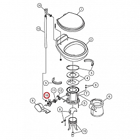 Dometic Toilet Water Valve Module 385314349