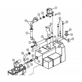 Dometic Toilet Waste Water Level Indicator for Sealand Vacuum Holding Tanks - 600343012