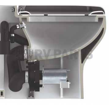 Tecma Silence Plus 2G Toilet - High Profile Black - T-S2G012NN/D00C00-3