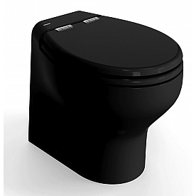 Tecma Silence Plus 2G 24V RV Toilet - High Profile Black - T-S2G024NN/D00C00