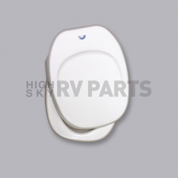 Toilet Seat and Cover Replacement Kit for Thetford White 690387-162