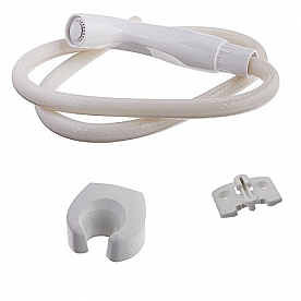 Thetford Toilet Flush Hand Sprayer Kit - White - 08993