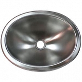 Oval 10 inch x 13 inch Stainless Steel Sink 203410