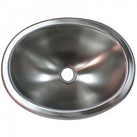 Oval 10 inch x 13 inch Stainless Steel Sink 203410