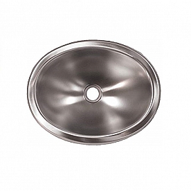 Oval 12 inch x 17 inch Stainless Steel Sink - 602289
