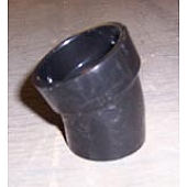 Street Elbow Spiggot Hub - 1.5 Inch 22.5D ABS - 601800