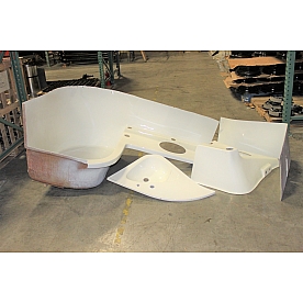 Bathroom Liner Rear 1964 Airstream NLA