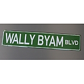 Wally Byam Aluminum Street Sign 26369W-58