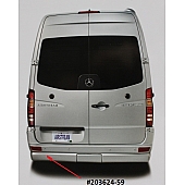 Bumper Rear w/Sensor Cutouts Silver 203624-59