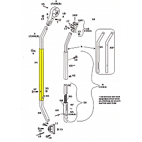 Bright '88 Zip Dee Main Arm Tube - 211000-XXX