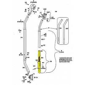 Bright Front Claw Tube Assembly - 21270F