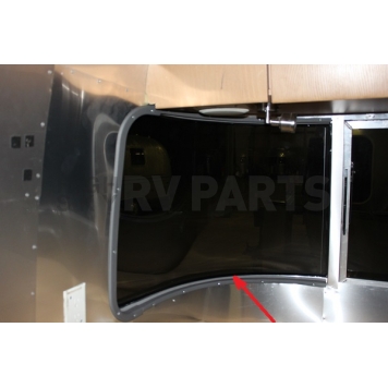 Trim Ring Gray Lower Road Side for Airstream Window Wrap 201579-02 