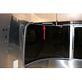 Trim Ring Gray Upper Road Side for Airstream Window Wrap 201581-05