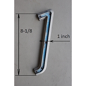 1968-1969 Airstream Side Body Molding End Cap LH or RH