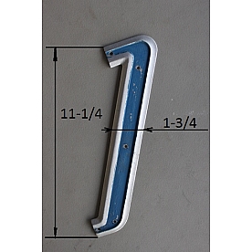 Airstream Early 70s' Side Body molding End Cap LH or RM