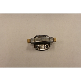 Cabinet door latch with double side push knob 50s' to early 60s' Airstream 