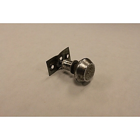 Metal twist knob cabinet door latch. 50s', early 60s' Airstreams