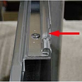 Hinge "Y" Assembly for Airstream Rock Guard - 114749