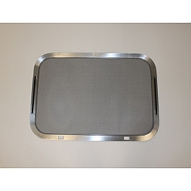 Screen with Frame 30 inch Mill Finish for Airstream Window 372175-04