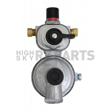 LPG Regulator with Auto Changeover 3/8 FPT Outlet, 1/4 inch Inlet - 106293