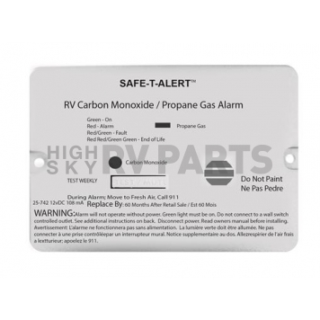 MTI Industry Carbon Monoxide Detector - Without Digital Display - 25-742-WT
