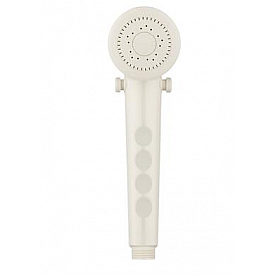 Dura Faucet Shower Head Bisque with Water Saving Trickle Valve Switch On - DF-SA135-BQ