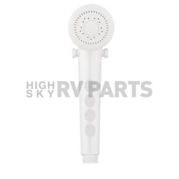 Dura Faucet Shower Head White with Trickle Valve Switch On - DF-SA135-WT