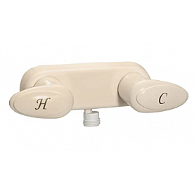 Phoenix Products 2 Valve Shower Faucet with Acrylic Lever Handle - PF223141