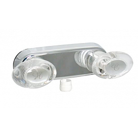 Phoenix Products 2 Valve Shower Faucet with Acrylic Lever Handle - PF223341