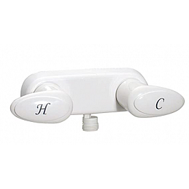 Phoenix Products Catalina 2 Valve Shower Faucet with Acrylic Lever Handle - PF223241