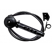 Phoenix Products Shower Head Black with 60 inch Hose - PF276026