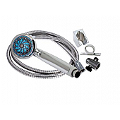 Phoenix Products Shower Head with 60 inch Stainless Steel Hose/ 5 Function Spray Setting - PF276057