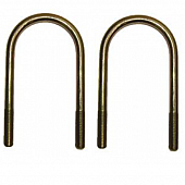 AP Products Leaf Spring U-Bolt Kit - 6-1/2 Inch Length 3.00 Inch Width - Set of 2 - 014-122070-2
