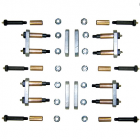 MOR/ryde Triple Axle Leaf Spring Shackle Kit - SRE12-001