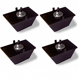 Torklift Bump Stop StableLoad Rubber Black - Set Of 4 - A7200