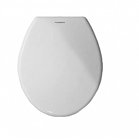 Dometic 300 Series Toilet Seat - Round Closed White With Cover - 385311930