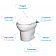 Thetford Aqua-Magic V RV Toilet - Standard Profile - 31675