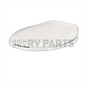 Thetford Toilet Seat Elongated Closed Front White - with Cover 33384