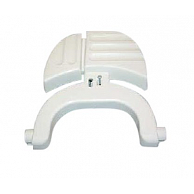 Thetford Toilet Flush Pedal for Aqua-Magic IV Foot Flush - with Mounting Screws White 33198