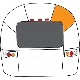 Rear Cubside Upper Corner Segment 104461-02