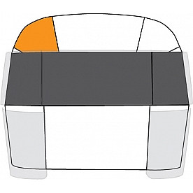 Curb Side Front Upper Middle Segment 114891